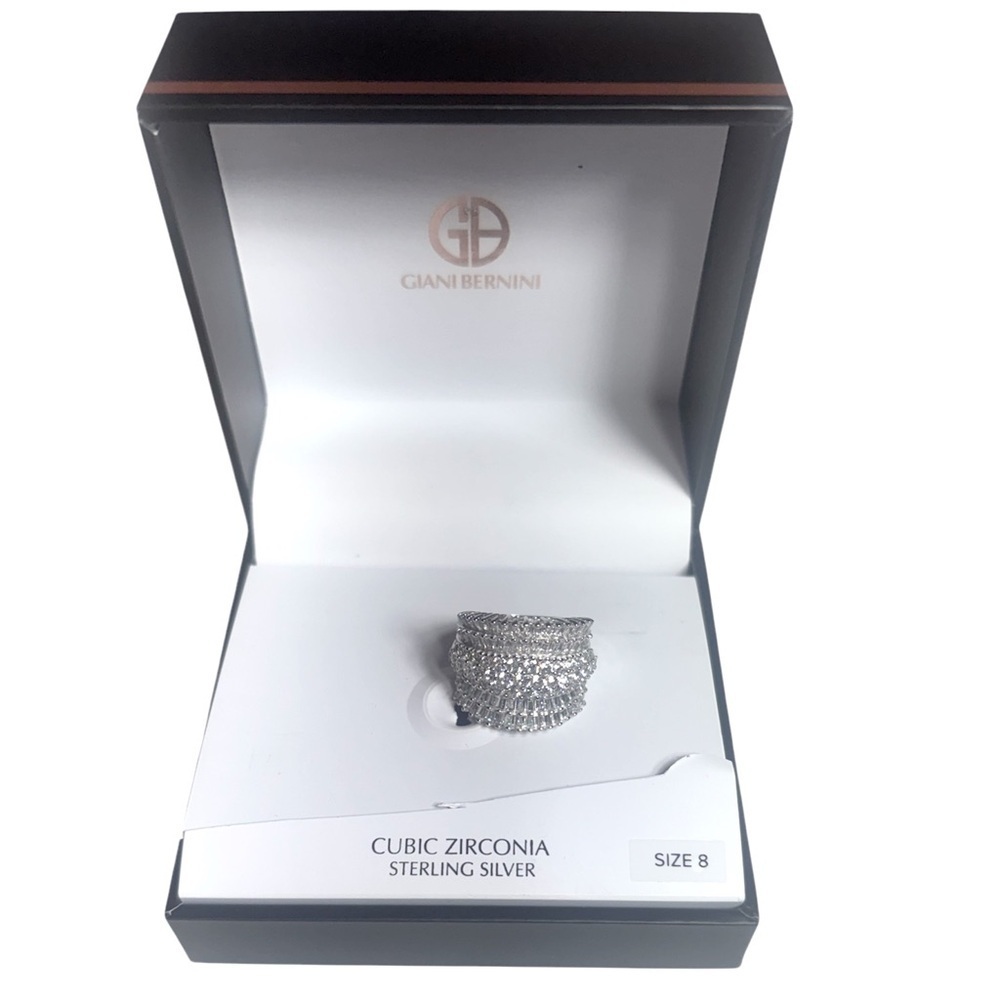 Giani Bernini Sterling Silver Ring Size 8